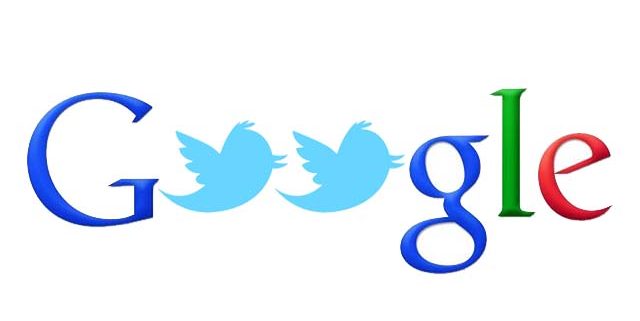Twitter en las búsquedas de Google