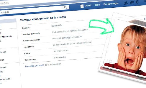 Configuración general de la cuenta de Facebook