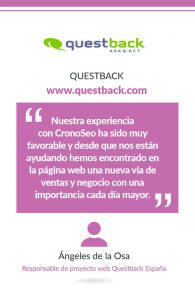 Opinión de Questback sobre Cronoseo
