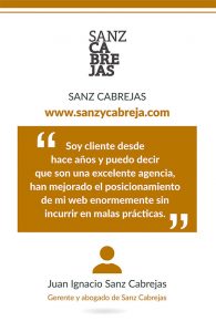 Opinión de Sanz Cabrejas sobre Cronoseo